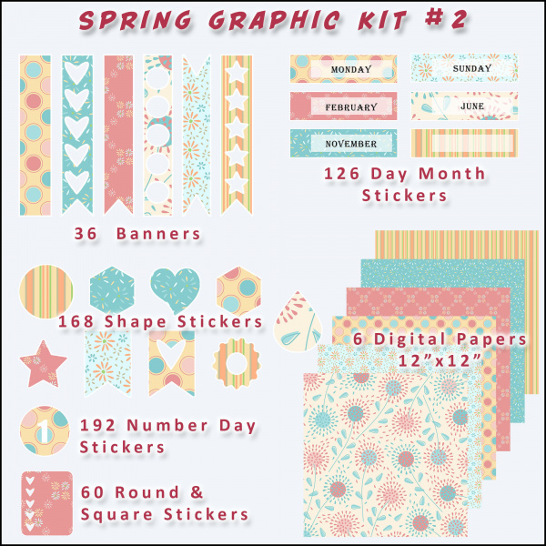 Spring Graphic Kit 2
